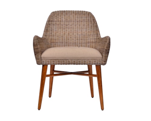 Ingenue Arm Chair-Flax