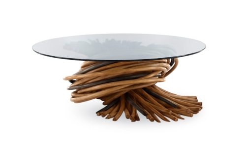 Chronograph Knot Cocktail Table-Natural