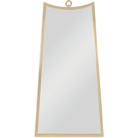 Finland Contemporary Mirror with Gold Accent Frame