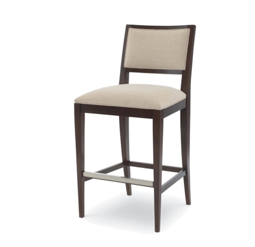 Burbank Transitional Upholstered Counter Stool