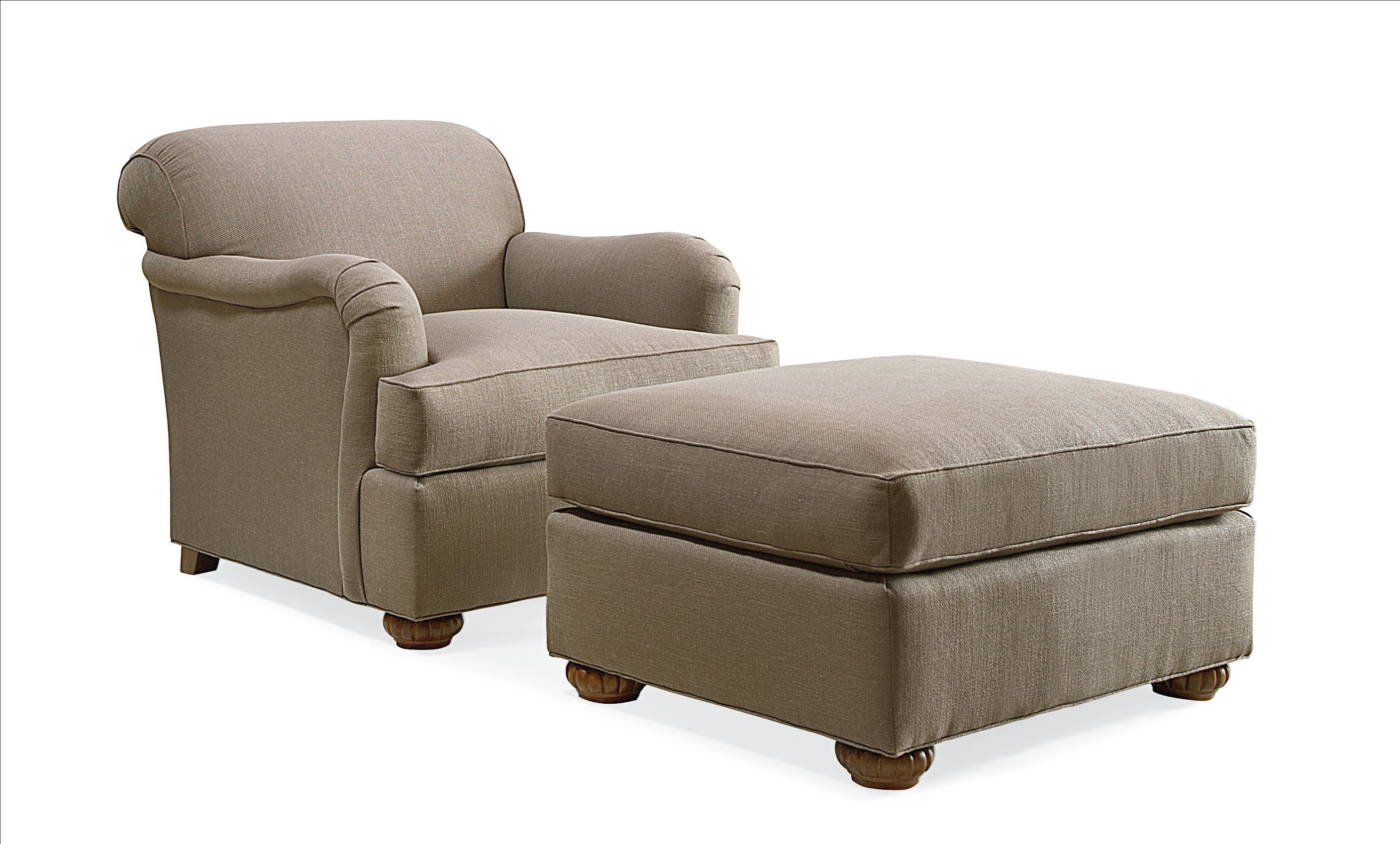 Century Cornerstone Customizable Ottoman