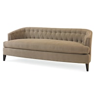 Transitional Gordon Sofa with Tufted Back