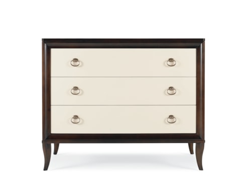 Transitional 3-Drawer Bachelor Chest