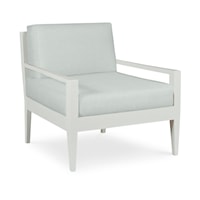 Sail Coastal Contemporary Outdoor Lounge Chair