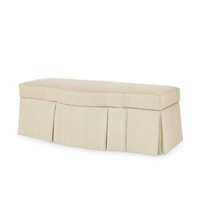 Traditional Storage Bench with Skirted Base