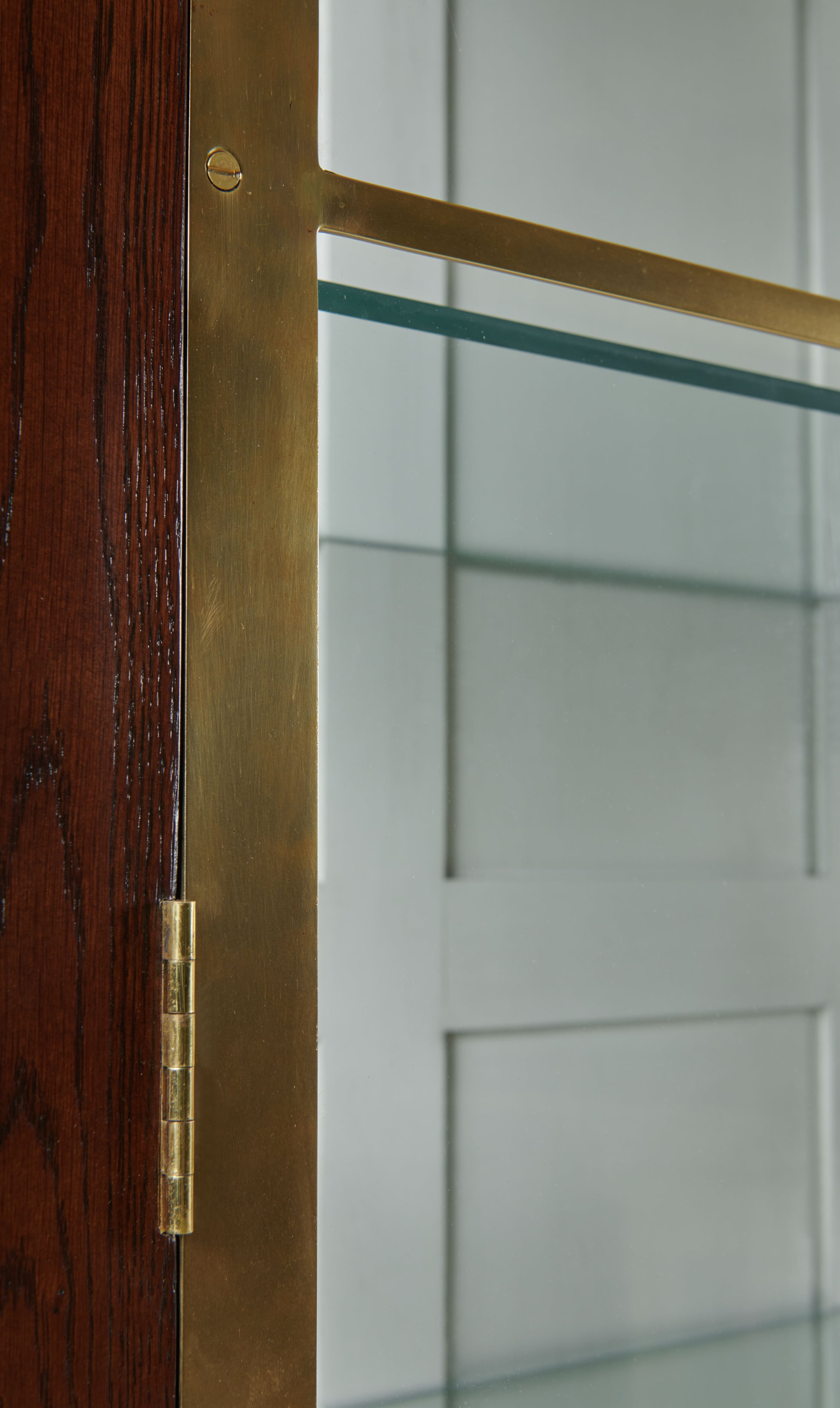 Century Maison '47 Brass Front Curio