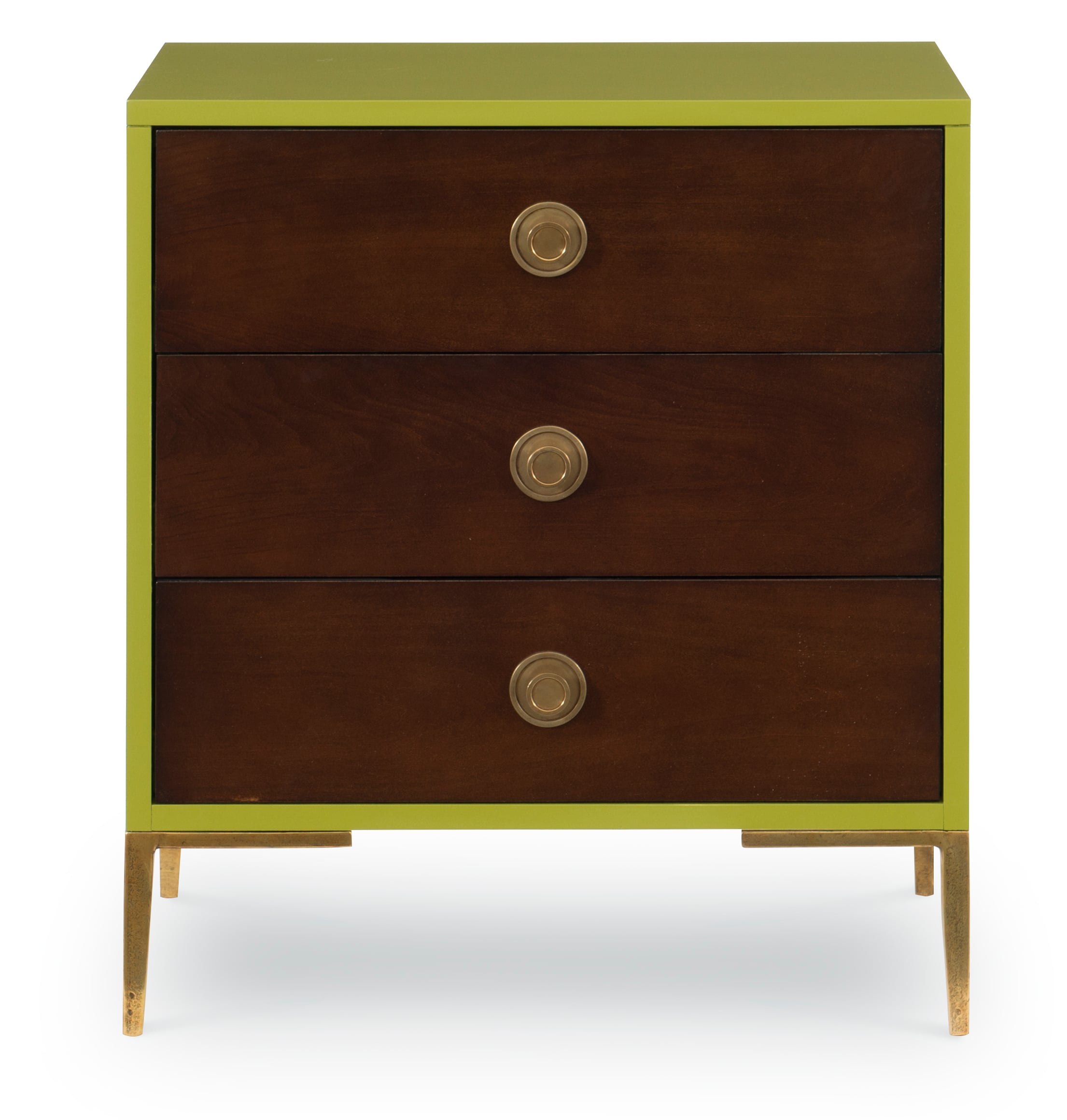 Details 3 Drawer Small Nightstand