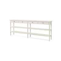 Delaney Transitional 4-Drawer Console Table