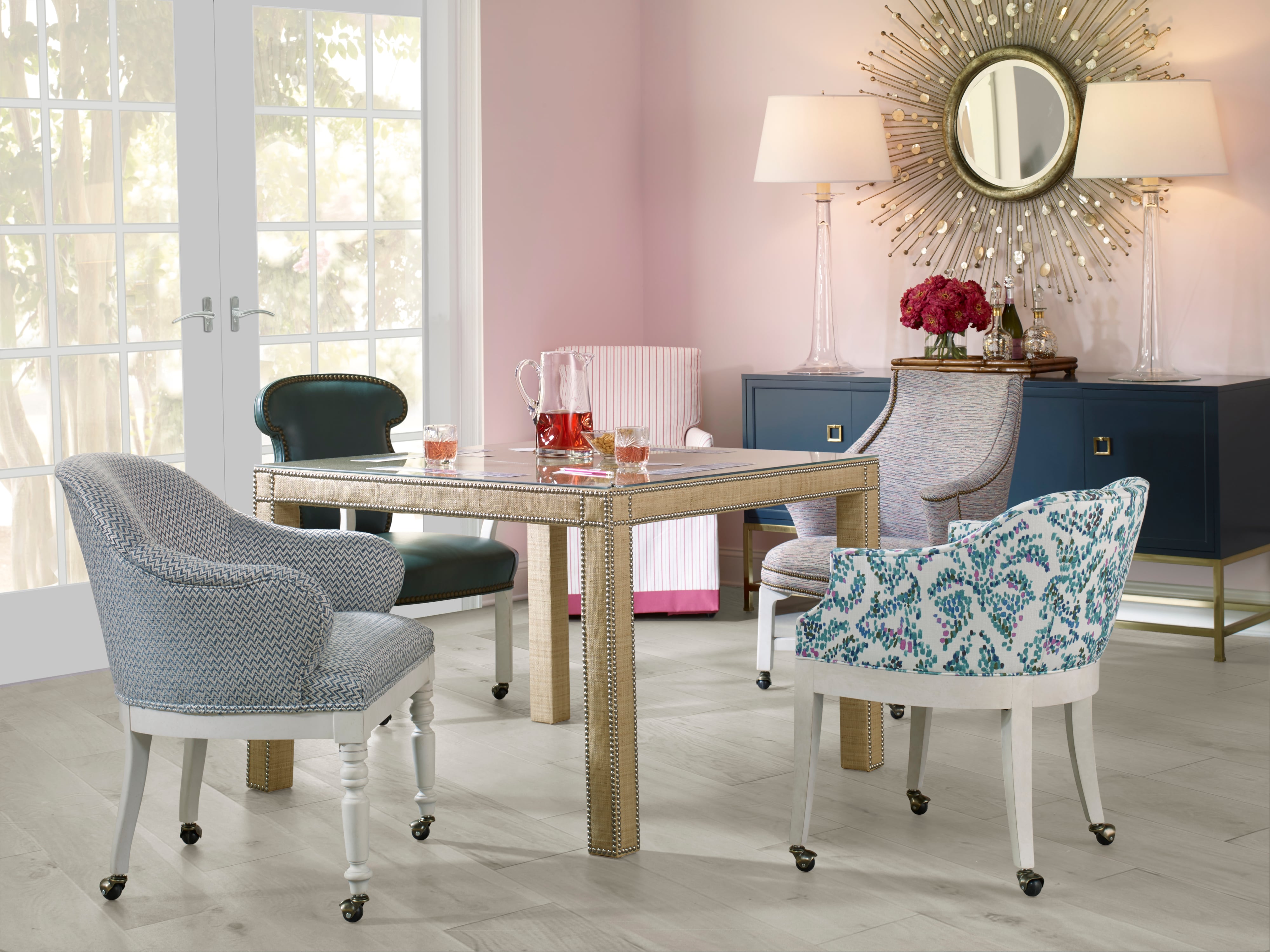 Fully Upholstered Game Table