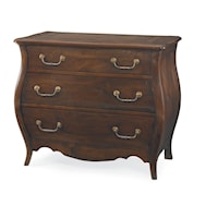 Ainay Traditional 3-Drawer Nightstand