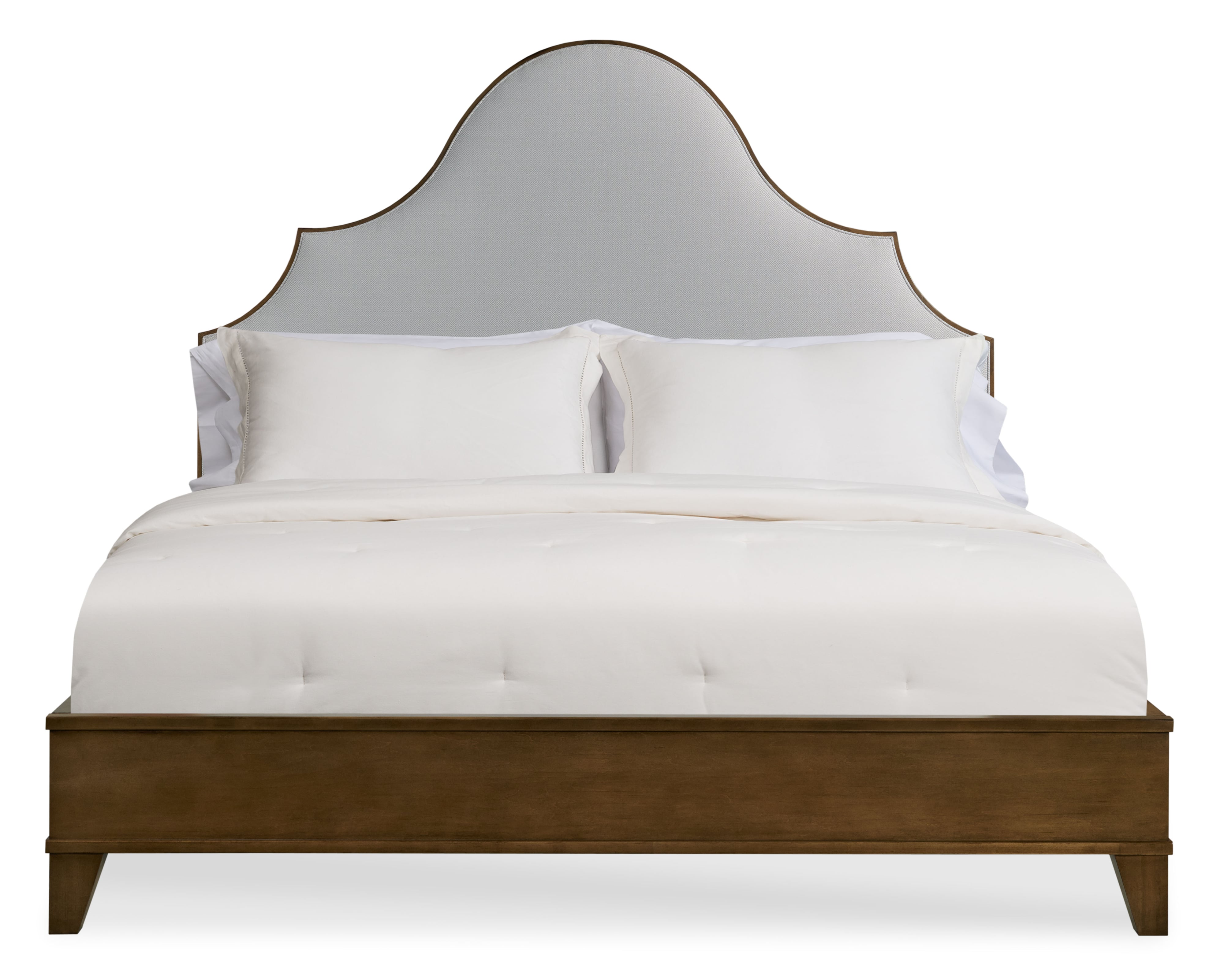 Lafayette Wood Trim Uph Bed - King