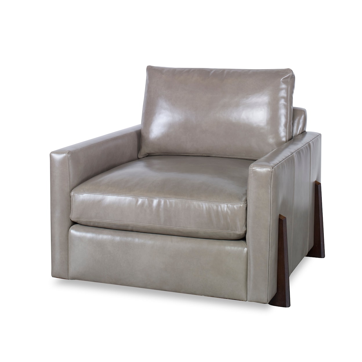 Century Great Room Leather Accent Chair