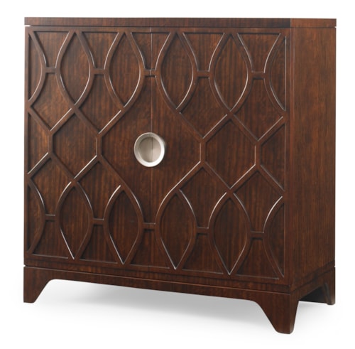 Transitional Door Chest with Single Drawer