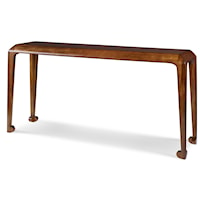 Transitional Edward Console Table with Claw Feet