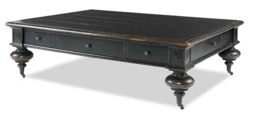 Monarch Transitional 5-Drawer Cocktail Table