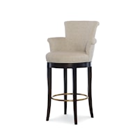 Century Transitional Swivel Bar Stool