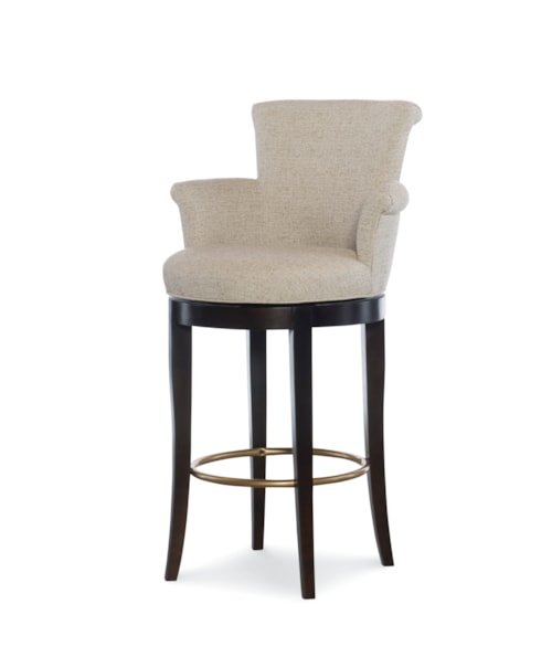 Century Transitional Swivel Bar Stool
