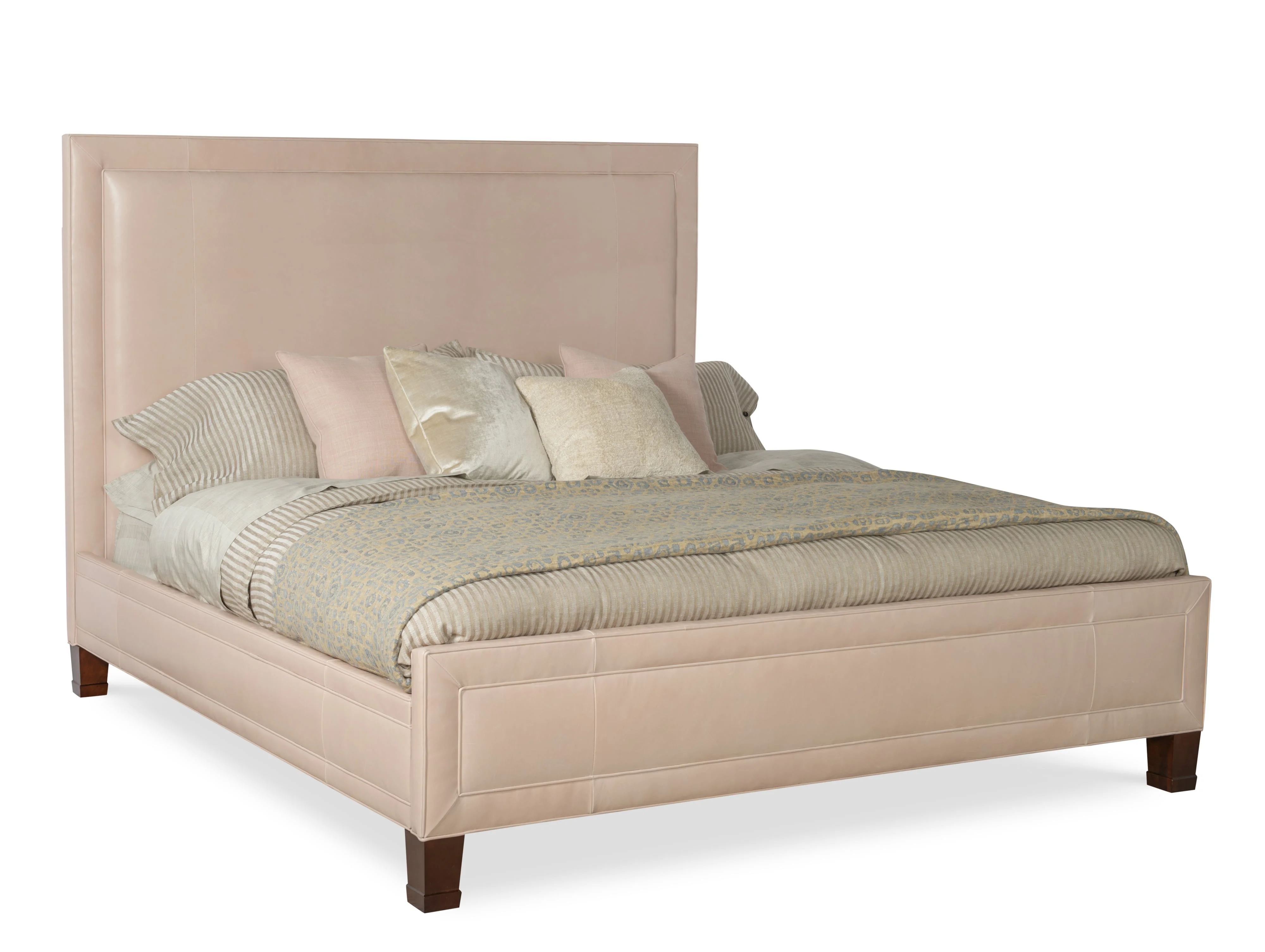 Century Thomas Obrien Fifth Avenue Modern Upholstered King Bed With Tall Headboard Sprintz 