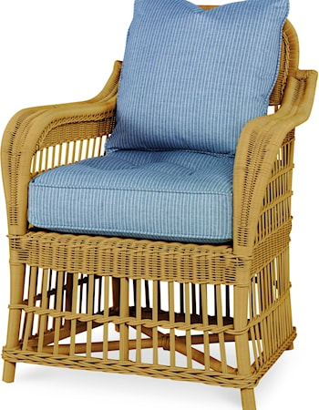 Outdoor Wicker Large Arm Chair