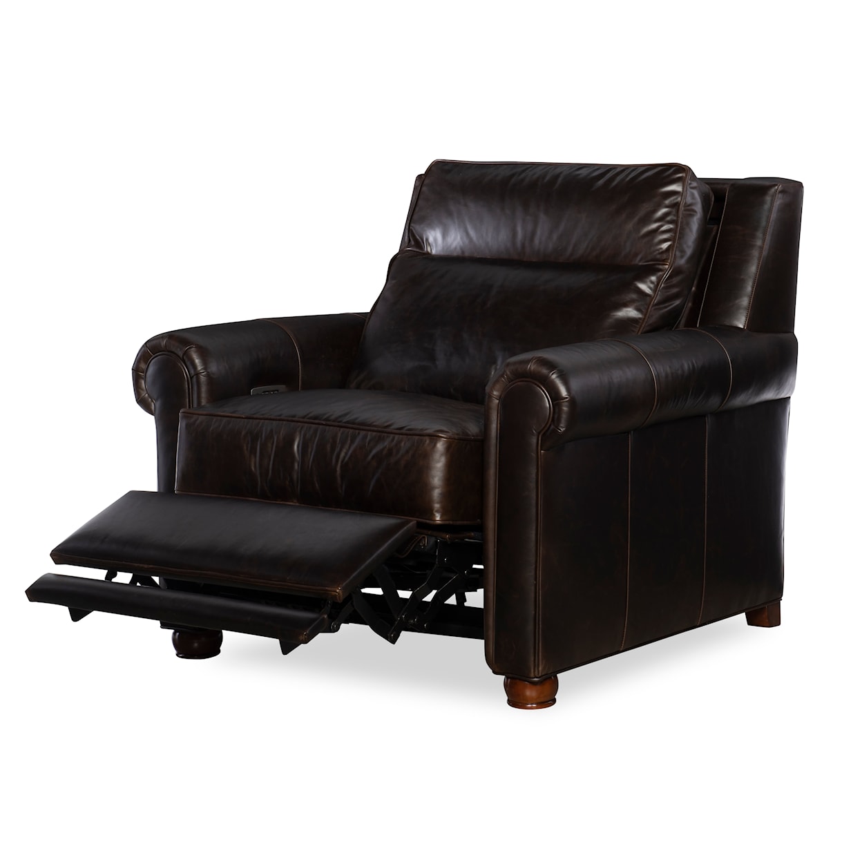 Century Leather Stone Recliner