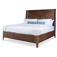 Contemporary Panel Bed - King