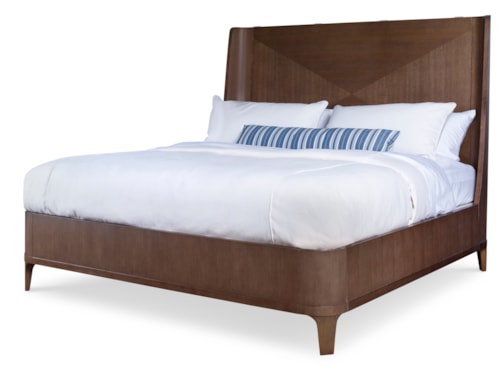 Contemporary Panel Bed - King