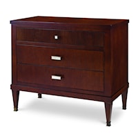 Oslo Mid-Century Modern 3-Drawer Nightstand