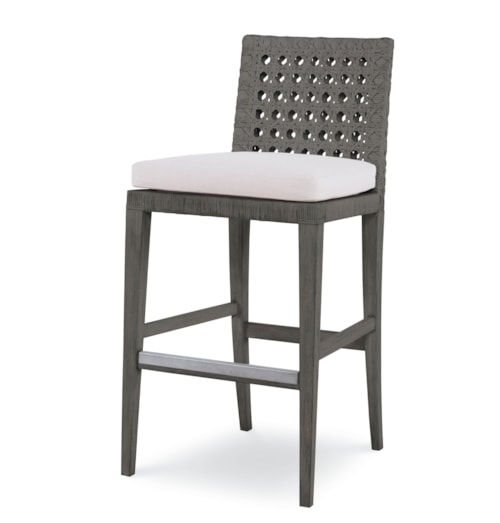 Litchfield Bar Stool-Mk/Flax