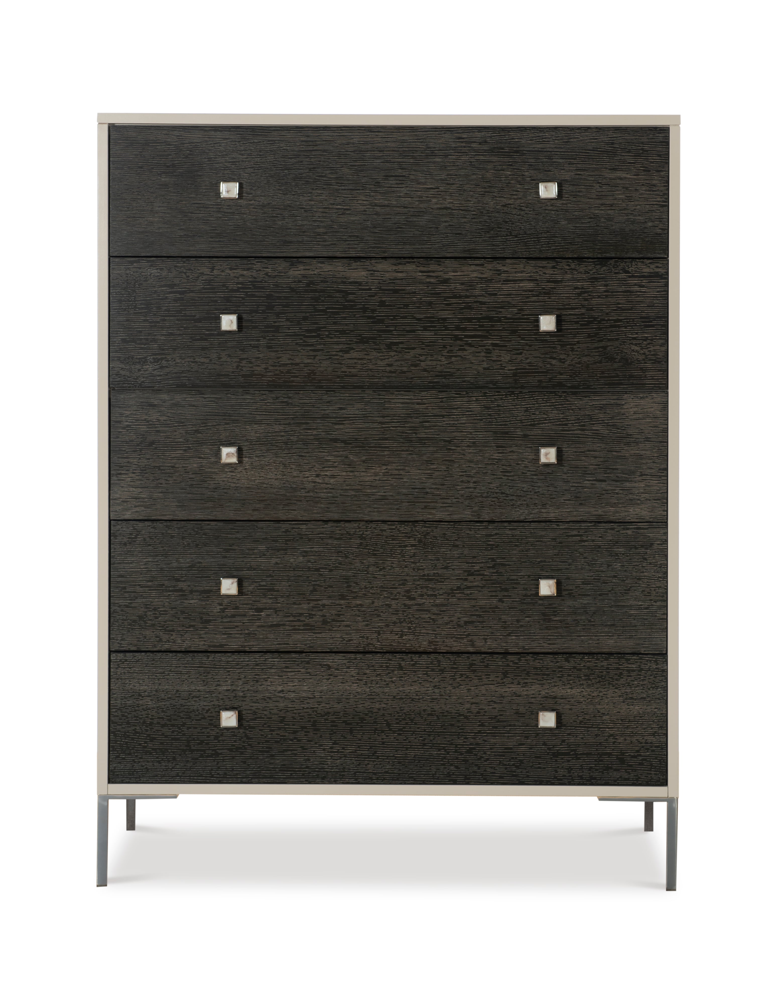 Century Details Case Details 5 Drawer Low Chest