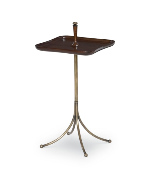 Traditional Casper Table with Brass Base