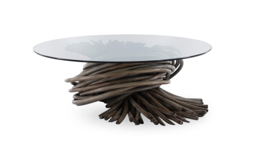 Chronograph Knot Cocktail Table-Grey