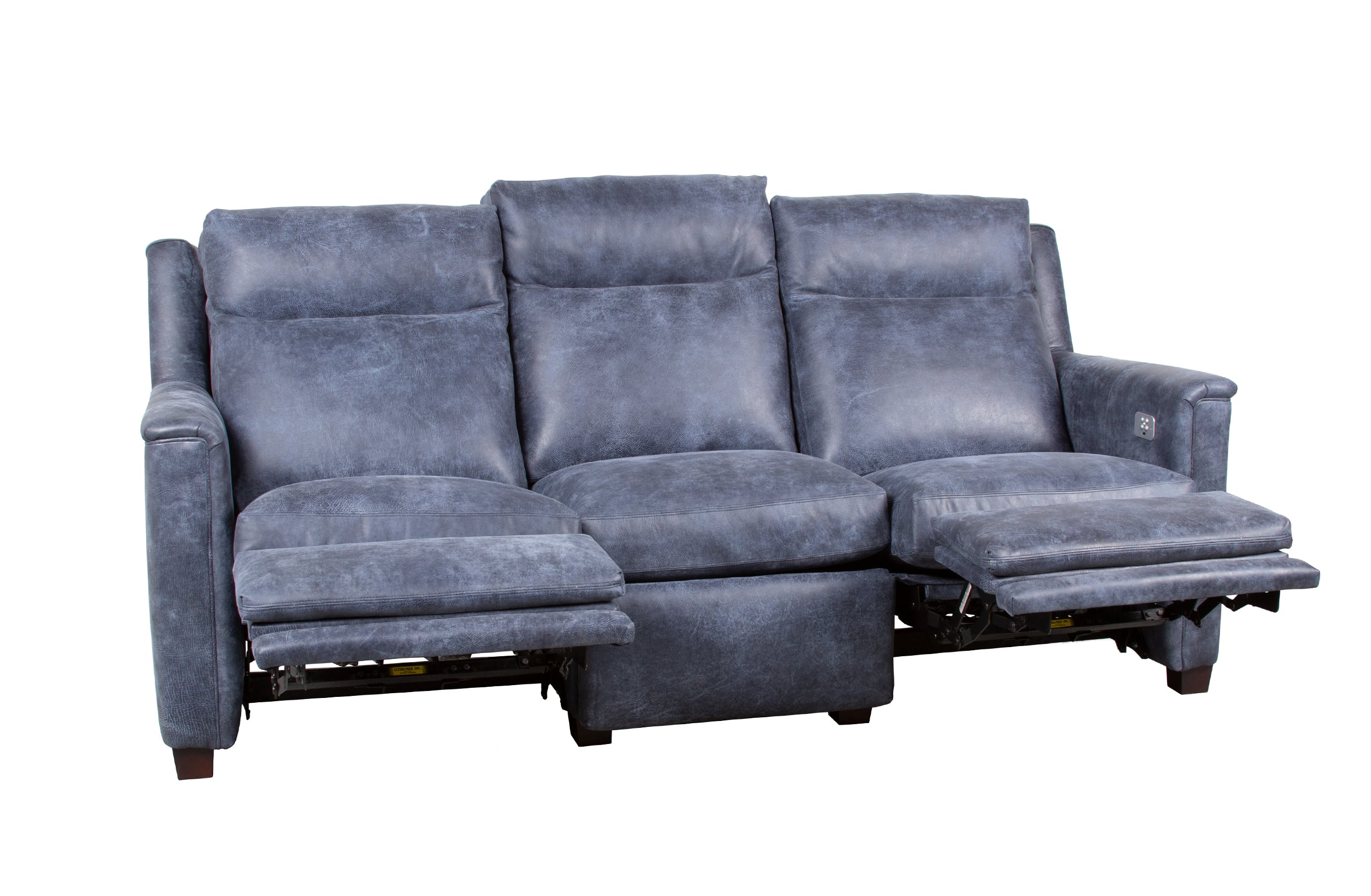 Century Leather Stone Wythe Electric Motion Wh Sofa