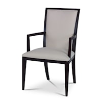 Quincy Transitional Dining Arm Chair