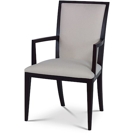 Quincy Transitional Dining Arm Chair