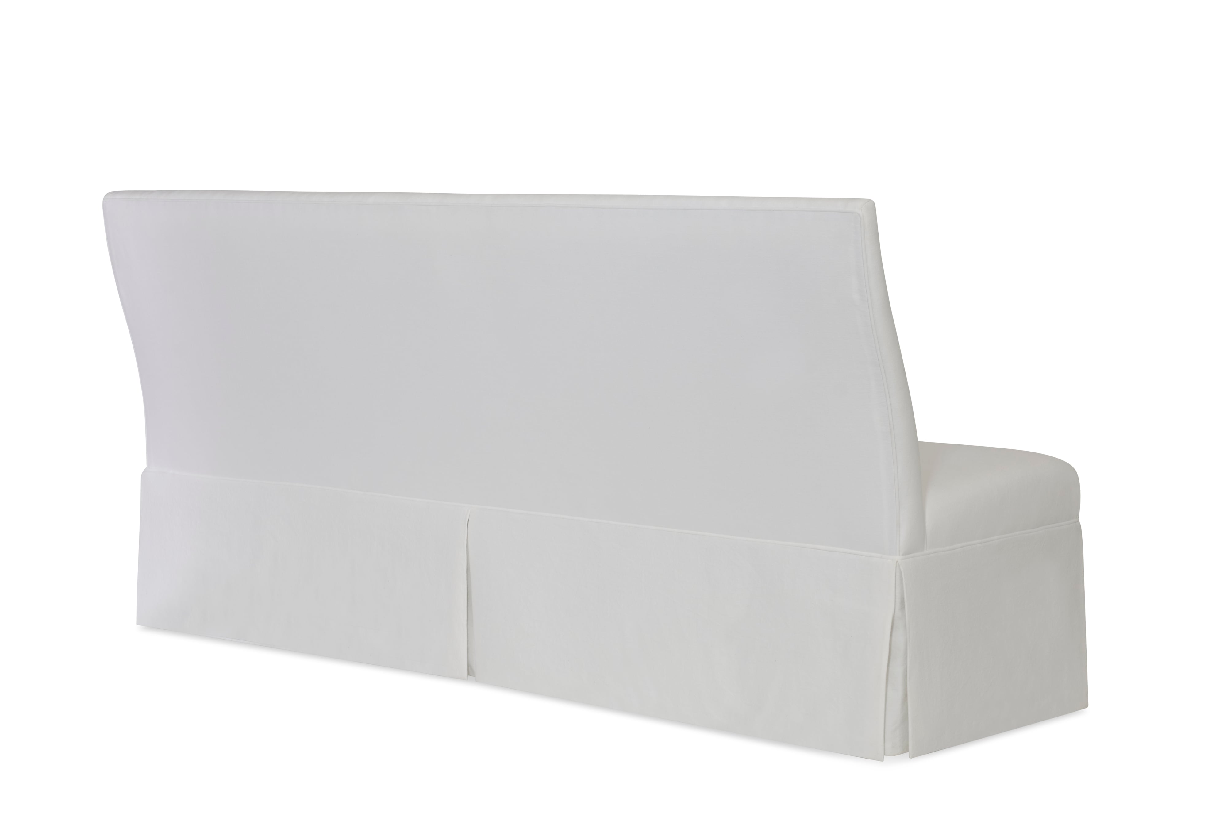 72 To 84 Skirted  Armless Banquette