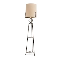 Contemporary Wrought Iron Floor Lamp