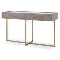 Monarch Contemporary 2-Drawer Console Table