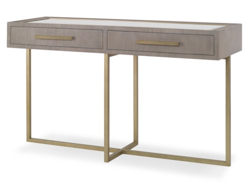 Monarch Contemporary 2-Drawer Console Table