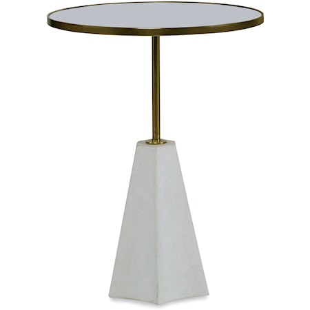 Chicago Modern Industrial Chairside Martini Table