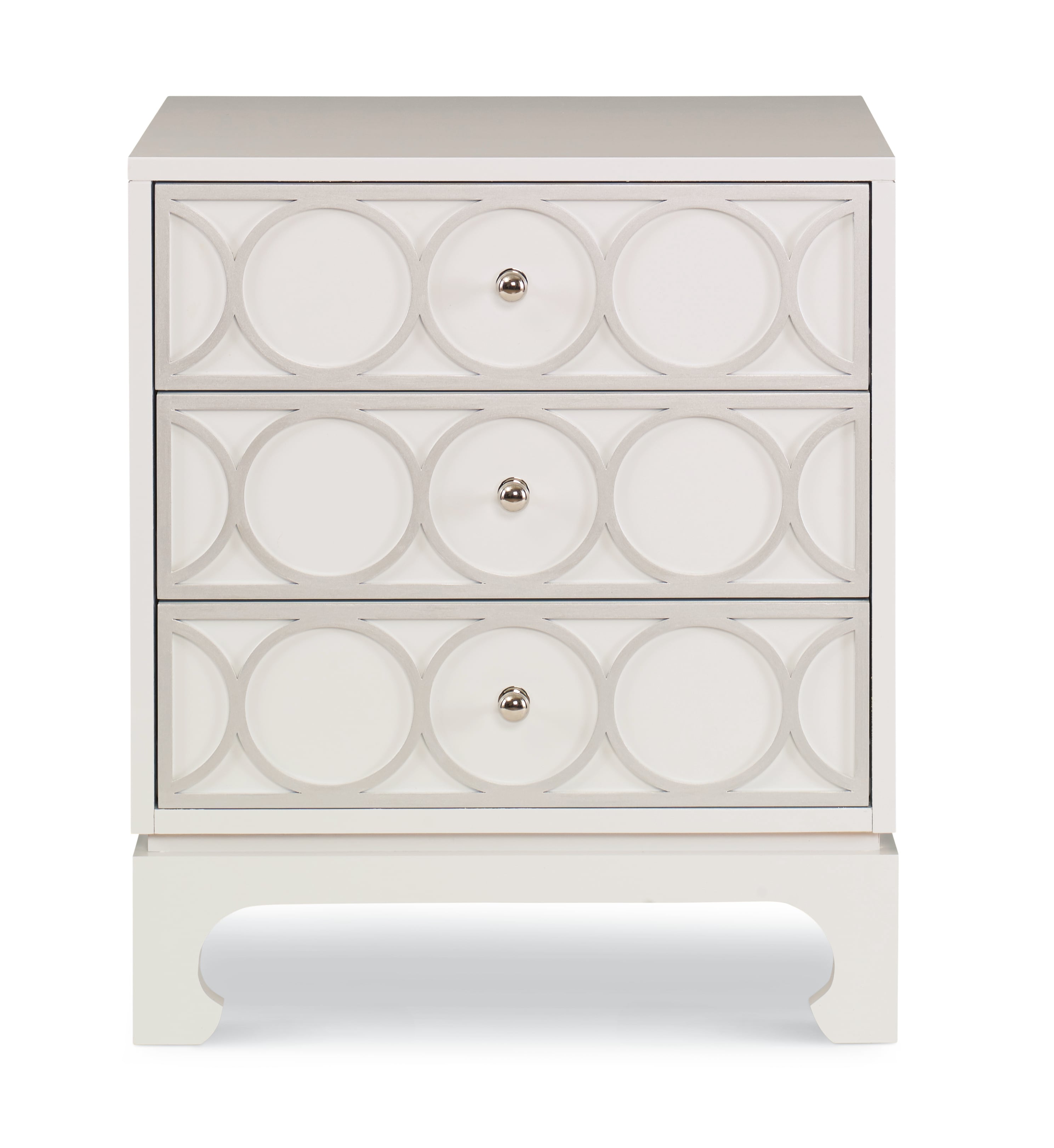 Details 3 Drawer Small Nightstand