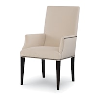 Fairmont Transitional Upholstered Dining Arm Chair