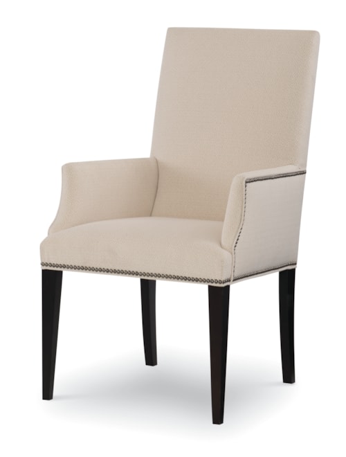 Fairmont Transitional Upholstered Dining Arm Chair