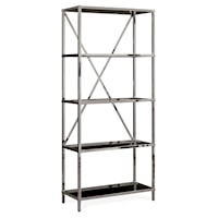 Monarch Contemporary Open Back Etagere