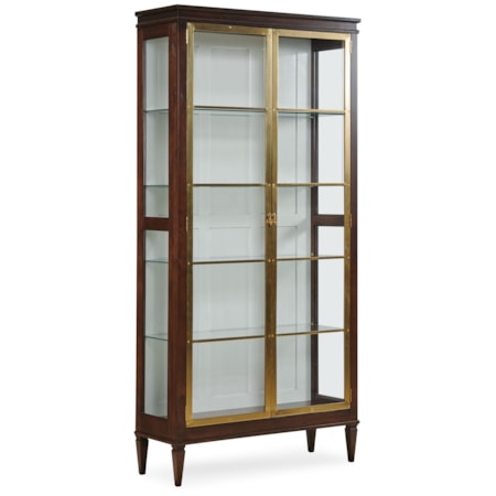 Brass Front Curio