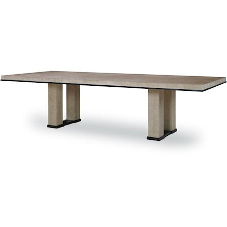 Pacific Contemporary 119" Dining Table