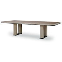 Pacific Contemporary 119" Dining Table