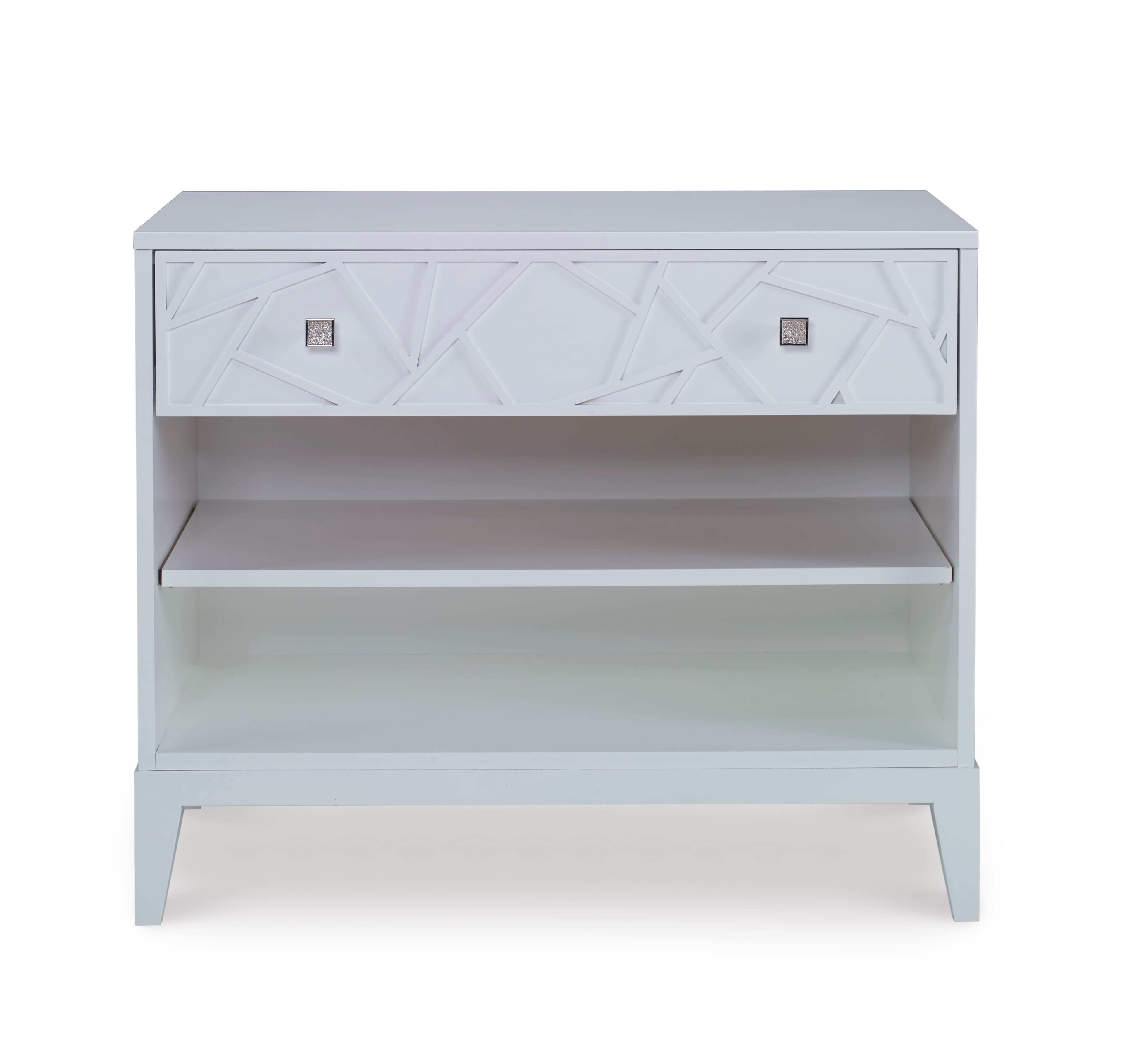 Century Details Case Details Single Drawer Large Nightstand