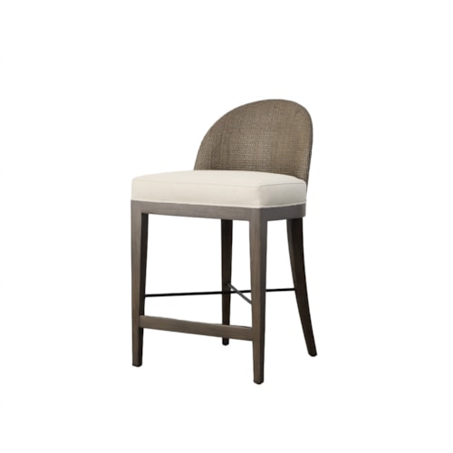 Tybee Counter Stool-Mk/Flax
