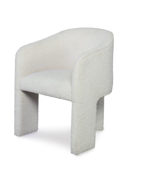 Contemporary Open Leg Upholstered Dining Chair
