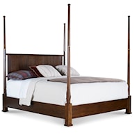 Monarch Transitional Poster King Bed